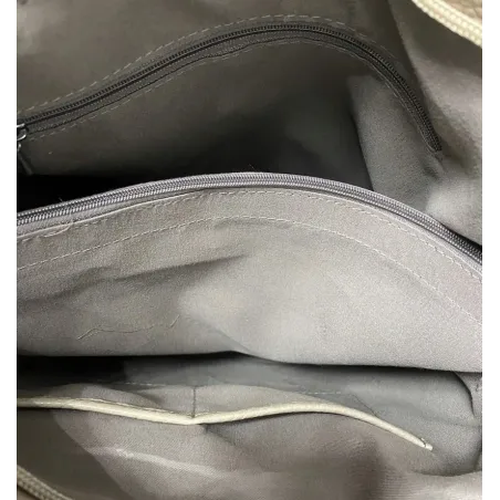 Dudlin Włoska Marka Torebka Worek Listonoszka na Ramię Shopper 8040410 Brown