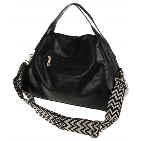 Andrea Massi Włoska marka marka Torebka kuferek Listonoszka Shopper HJ17123 Black