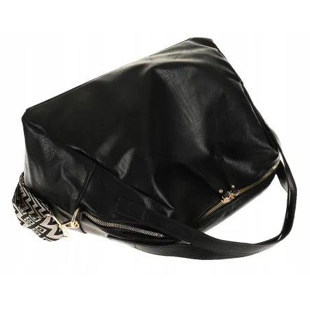 Andrea Massi Włoska marka marka Torebka kuferek Listonoszka Shopper HJ17123 Black