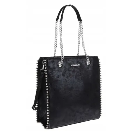 Torebka Damska Kuferek Listonoszka Miejska Shoper na Ramię d52811 Black