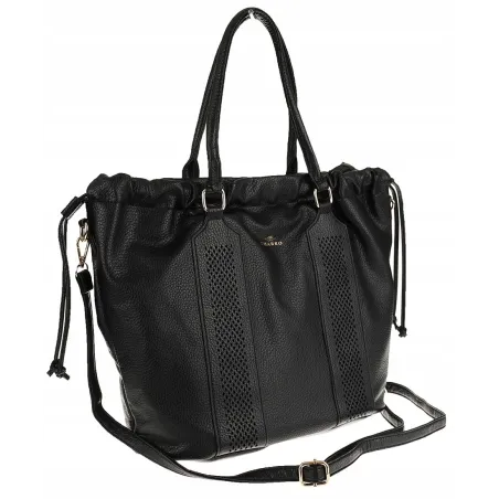 CHARRO Włoska Marka  Torebka Damska Worek Listonoszka Shopper CH667810 Black