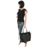 CHARRO Włoska Marka  Torebka Damska Worek Listonoszka Shopper CH667810 Black
