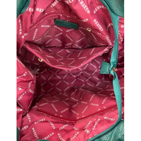 CHARRO Włoska Marka  Torebka Damska Worek Listonoszka Shopper CH667810 Black