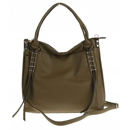 Micussi Włoska Marka Torebka Damska Shoper Worek Listonoszka 8040396 Green