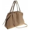 Regina Schrecker Włoska Marka Torebka Kuferek Listonoszka Shopper RS4417 Taupe