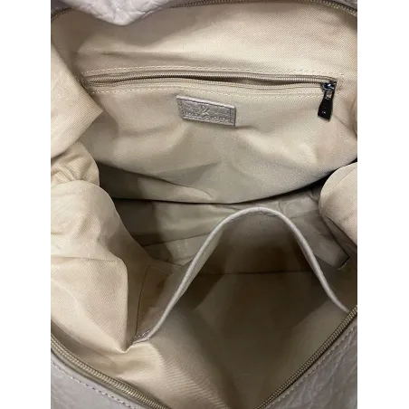 Regina Schrecker Włoska Marka Torebka Kuferek Listonoszka Shopper RS4417 Taupe