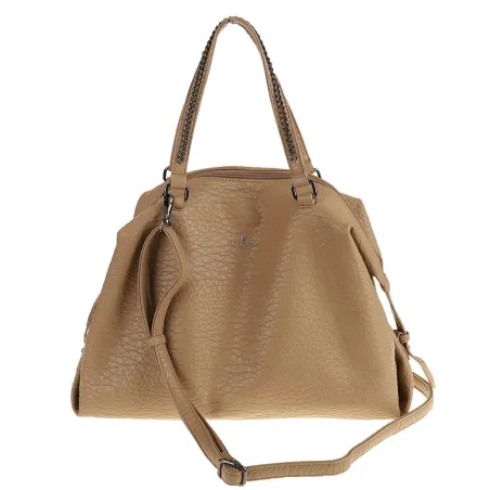 Regina Schrecker Włoska Marka Torebka Kuferek Listonoszka Shopper RS4417 Camel