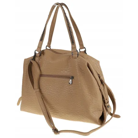 Regina Schrecker Włoska Marka Torebka Kuferek Listonoszka Shopper RS4417 Camel
