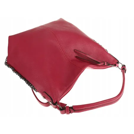 The Grace bags Torebka Listonoszka Worek na Ramię LH2355 Rose Red