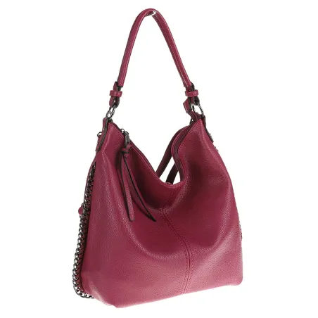 The Grace bags Torebka Listonoszka Worek na Ramię LH2355 Purple Red