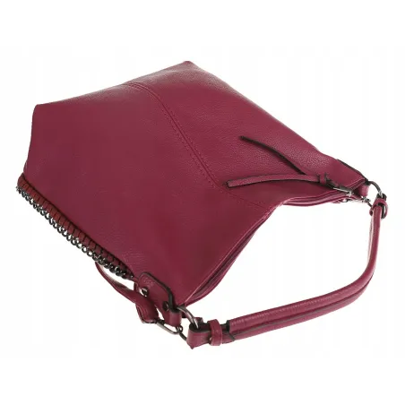 The Grace bags Torebka Listonoszka Worek na Ramię LH2355 Purple Red