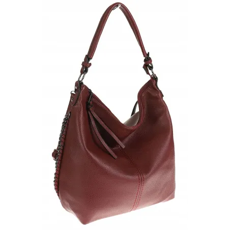 The Grace bags Torebka Listonoszka Worek na Ramię LH2355 Red