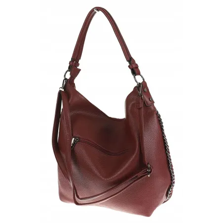 The Grace bags Torebka Listonoszka Worek na Ramię LH2355 Red