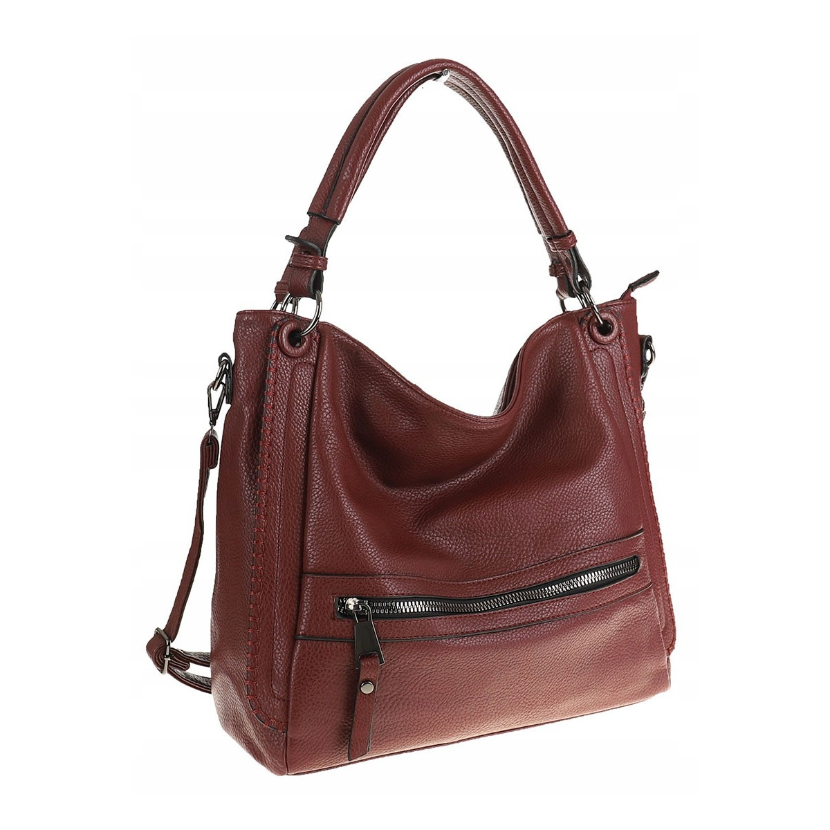 The Grace bags Torebka Listonoszka Worek na Ramię LH2321 Red
