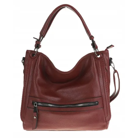 The Grace bags Torebka Listonoszka Worek na Ramię LH2321 Red