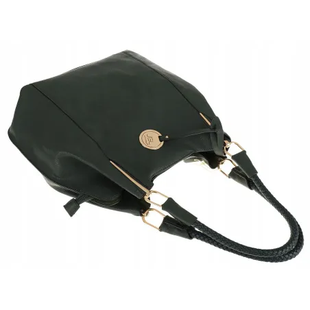 JGL Just Glamour Włoska Marka Torebka Damska kuferek listonoszka SXTT8362 Zielona