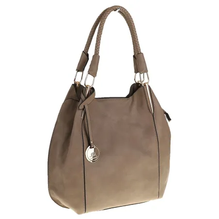 JGL Just Glamour Torebka Damska kuferek Torba listonoszka SXTT8362 Beżowa