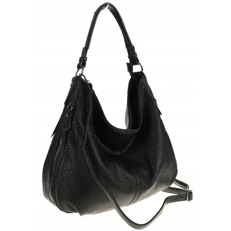 The Grace bags Torebka Listonoszka Worek na Ramię LH2555 Czarna