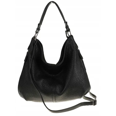 The Grace bags Torebka Listonoszka Worek na Ramię LH2555 Czarna