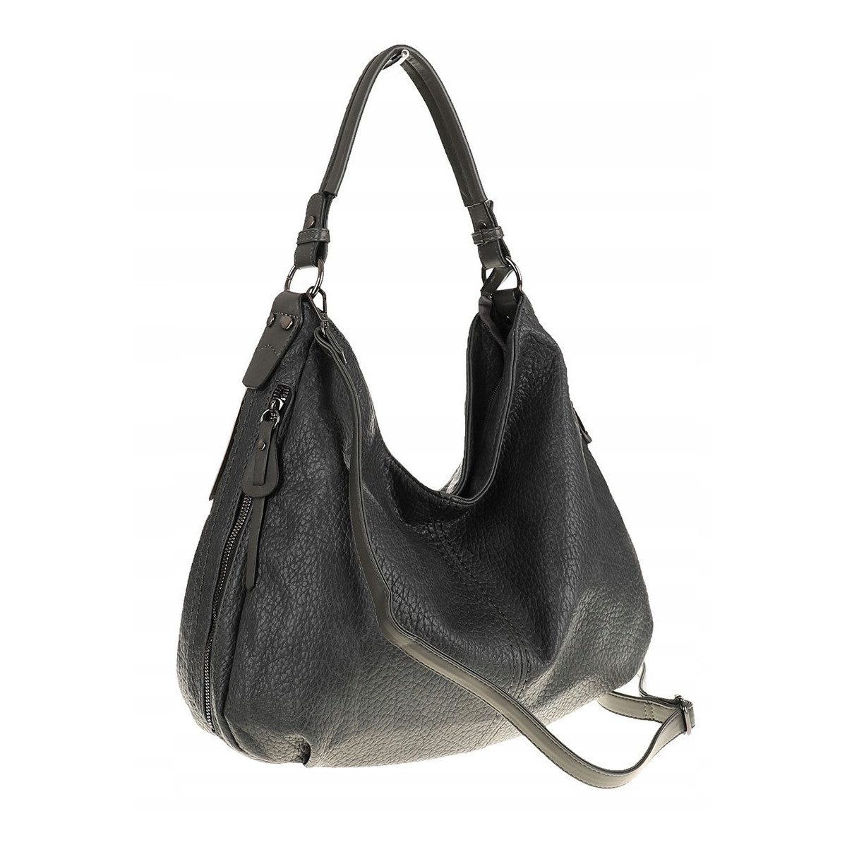 The Grace bags Torebka Listonoszka Worek na Ramię LH2555 Grey