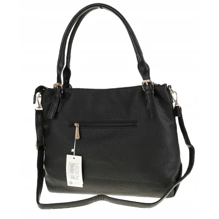 CHARRO Włoska Marka Torebka Damska Listonoszka Modna Worek Shopper CH667853 Black