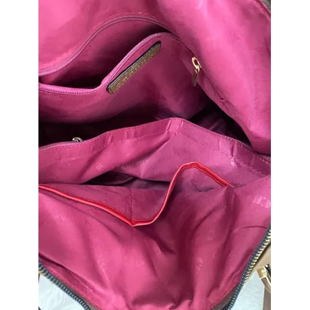 CHARRO Włoska Marka Torebka Damska Listonoszka Modna Worek Shopper CH667853 Black