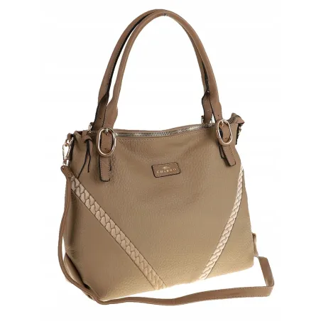CHARRO Włoska Marka  Torebka Damska Listonoszka Modna Worek Shopper CH667853 Khaki