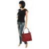 CHARRO Włoska Marka Torebka Damska Listonoszka Modna Worek Shopper CH667853 Red