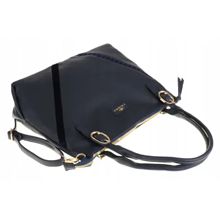 CHARRO Włoska Marka Torebka Damska Listonoszka Modna Worek Shopper CH667853 Blue