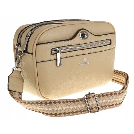 CHARRO Włoska Marka Torebka Damska Listonoszka Modna CH245047 Khaki