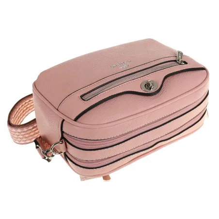 CHARRO Włoska Torebka Damska Listonoszka Modna CH245047 Pink