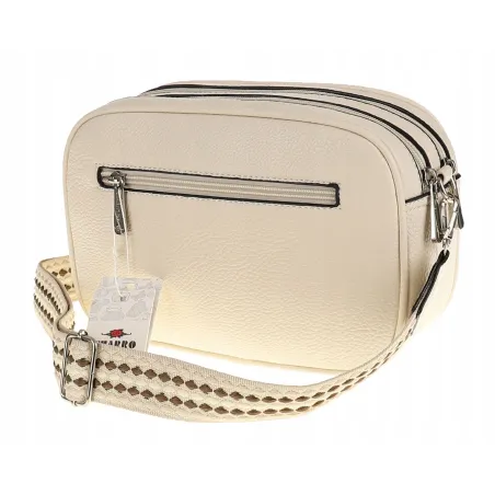 CHARRO Włoska Marka  Torebka Damska Listonoszka Modna CH245047 Off White