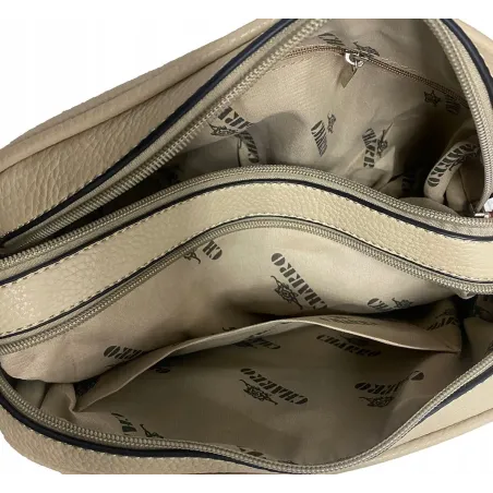 CHARRO Włoska Marka  Torebka Damska Listonoszka Modna CH245047 Off White