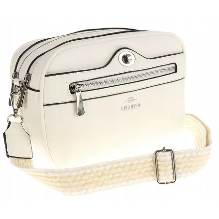 CHARRO Włoska Marka  Torebka Damska Listonoszka Modna CH245047 White