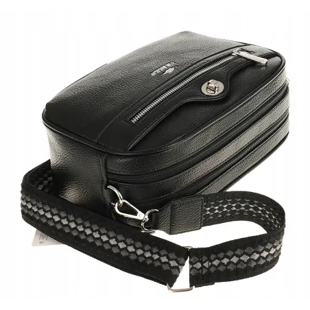 CHARRO Włoska Marka  Torebka Damska Listonoszka Modna CH245047 Black