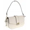 Coveri Collection Włoska Marka Torebka na Ramę kuferek Listonoszka CC233 Milk