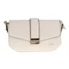 Coveri Collection Włoska Marka Torebka na Ramę kuferek Listonoszka CC233 Milk
