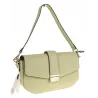 Coveri Collection Włoska Marka Torebka na Ramę kuferek Listonoszka CC233 Green