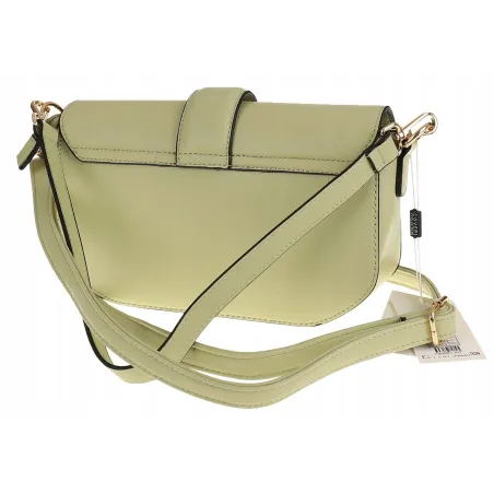 Coveri Collection Włoska Marka Torebka na Ramę kuferek Listonoszka CC233 Green