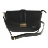 Coveri Collection Włoska Marka  Torebka na Ramę kuferek Listonoszka CC233 Black