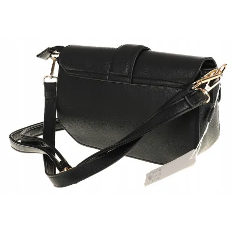 Coveri Collection Włoska Marka  Torebka na Ramę kuferek Listonoszka CC233 Black