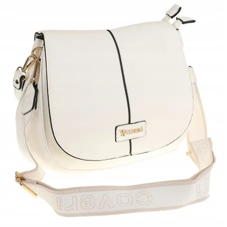 YY coveri Włoska Marka Torebka na Ramę kuferek Listonoszka CWHUA1614 Biała