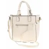 Torebka Damska Modna Teczka Miejska Shoper Listonoszka Ramię H063 Biała