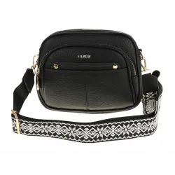 Torebka Damska Listonoszka kuferek Modna Pojemna na Ramię YD1880 Black