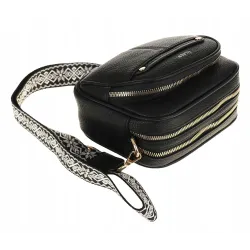 Torebka Damska Listonoszka kuferek Modna Pojemna na Ramię YD1880 Black