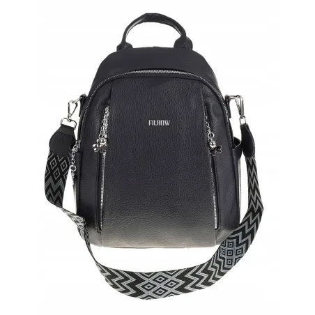 Torebka Damska Modny Plecak Teczka Miejska Shoper Ramię 0976 Blue