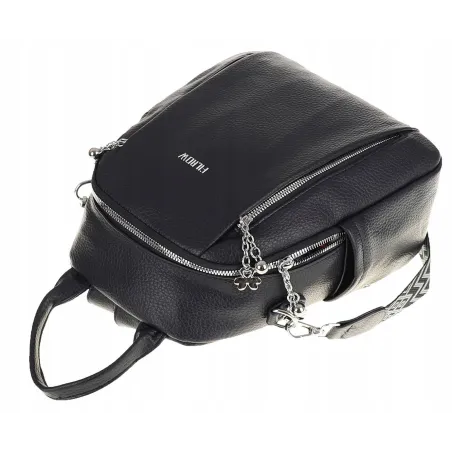 Torebka Damska Modny Plecak Teczka Miejska Shoper Ramię 0976 Blue