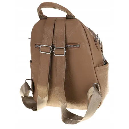 Torebka Damska Modny Plecak Teczka Miejska Shoper Ramię 0976 D.Khaki
