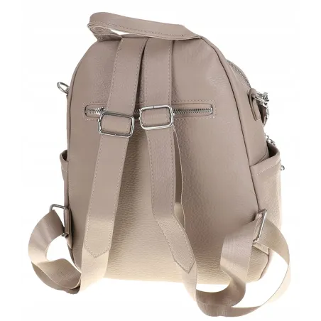 Torebka Damska Modny Plecak Teczka Miejska Shoper na Ramię 0976 Szary