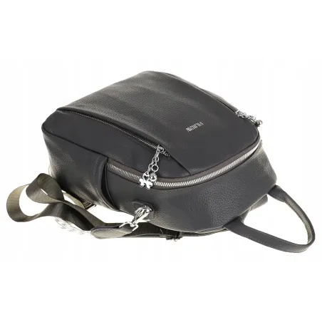 Torebka Damska Modny Plecak Teczka Miejska Shoper Ramię 0976 D.Grey